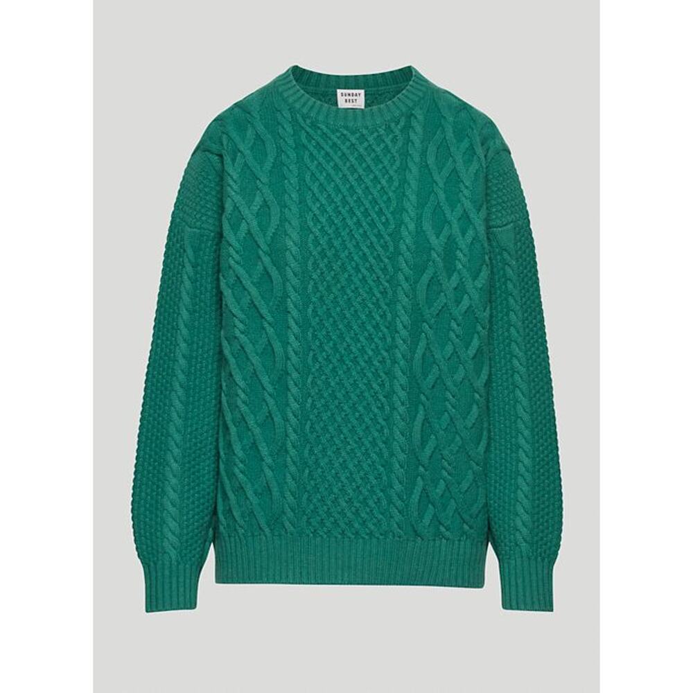 Sunday Best 'Peggy' Green Sweater Size XS